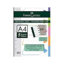 Faber 5 Bölmeli Renkli Ayraç Fc-2005 5075250105
