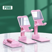 Teleskopik Uzayıp Kısalan Model Masaüstü Telefon Tutucu Aynalı