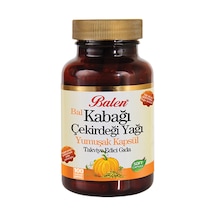 Balen Bal Kabağı Kabak Çekirdeği Yağı 100 Kapsül 1380 MG