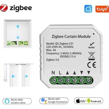 Novahub Tuya Zigbee Akıllı Perde Modülü Akıllı Ev Dıy Aracı Ev Ev Çok Fonksiyonlu Alet Beyaz