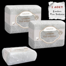 Lexroo Çankırı Tuz Sabunu 300-350 Gr X 2 Adet Zengin Mineralli Doğal Saf Çankırı Kaya Tuzu Sabunu
