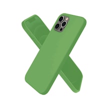 Newface - 116 - İphone 12 Pro Max Kılıf First Silikon - Csmo-tex - - Yeşil