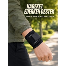 Ayarlanabilir Bilek Destekliği Cırtlı Bileklik Günlük Kullanım Ve Spor İçin Bilek Desteği Çok Renkli