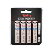 Tikky Hi-polymer Mekanik Kurşun Kalem Ucu, 0,7mm, 2b, 4'lü Blister Siyah