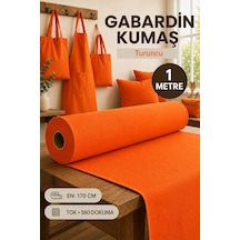 Turuncu Gabardin Kumaş , Çanta , Tuval, Punch , Nakış , Perde , Branda Ve Güneşlik Yapımına Uygun En