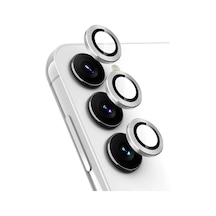 Newface Samsung Galaxy A34 5g Valdez Metal Kamera Lens - Gümüş
