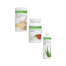 Shake 1 Adet Vanilyalı 1 Adet Şeftali Çay 50 Gr Ve 1 Adet Herbal Aloe Içecek