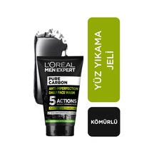 Lexroo Men Expert Pure Charcoal Cilt Problemlerine Karşı Savaşan Yüz Yıkama Jeli 100 Ml