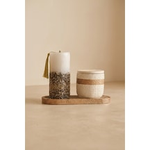 Giselle Sand Candle & Gilded Candle Edition Bej - Altın