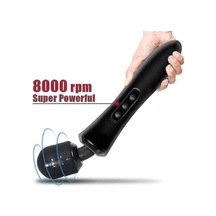 Elektronik Outlet Süper Mod Masaj Aleti, Kişisel Kablosuz Derin Doku Masajı İçin Güçlü Ve Hızlı Elektrikli El Aleti, Model 8 20 Ry Siyah