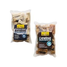 Gimdog Mordimi Naturel Press Kemik 2" 5 CM 25'li 200 G + Gimdog Mordimi Beyaz Naturel Press Kemik 2" 5 CM 25'li 200 G