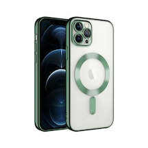 Apple Uyumlu iPhone 13 Pro - Kılıf Kamera Korumalı Magsafe Wireless Şarj Destekli Demre Kapak