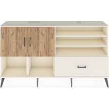 Arges Konsol 7 Raflı Tek Çekmeceli 2 Kapaklı 176x30x99 Aytaşı-çam/aytaşı Atlas Çam/aytası - Aytası