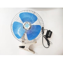 Oto Vantilatör 12 Volt 8 Inç Mandallı Çakmaklık Girişli Oowğ-089