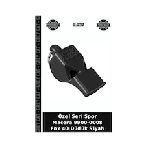 Özel Seri Spor Macera 9900-0008 Fox 40 Düdük Siyah