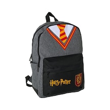 Harry Potter Gruffindor Okul Çantası Üç Bölmeli Gri