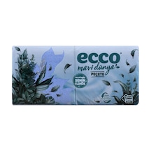 Ecco Dünya Peçete 28x30cm 200 Adet Mavi - Yumuşak Ve Gıda Temasına Uygun 4'li Avantaj Paketi - Tarı Diğer