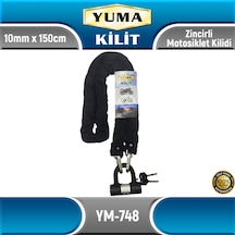 Zincirli Motosiklet Kilidi 10 Mm X 150 Cm Ym-748