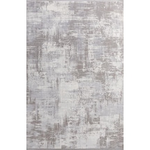 Gabardin Halı April 6208 Serisi Triko Akrilik Salon Oturma Yatak Odası Halısı Gri