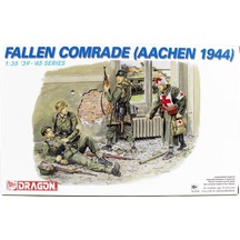 Dragon 6119 1/35 Ölçek, Yere Düşmüş Yoldaş Ve Asker Figürleri Aachen1944 , Plastik Model Kiti-57350
