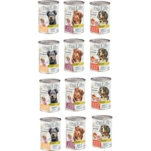 Pati Life Karışık Konserve Yetişkin Köpek Maması 12 x 415 G