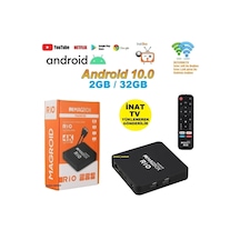 Android 10 Tv Box 2g Ram/32gb Rom İnat Tv Yüklenerek Gönderilir