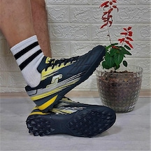 Jump 29117 Siyah-sarı Bağacaklı Halısaha Futbol Aayakkabı 001