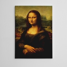 Leonardo Da Vinci Mona Lisa Dekoratif Dev Boyut Kanvas Tablo 100 X 140 Cm