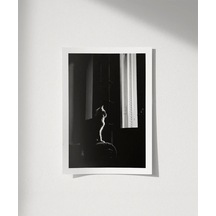 Çerçevesiz Poster Pencere Önünde Düşler