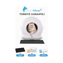 Smartmew Sce001 Akıllı Otomatik Kedi Tuvaleti - 75 Litre Hazneli, Kendi Kendini Temizleyen, Koku Önleyici Kedi Kumu Kabı