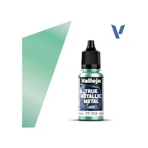 Vallejo 77113, 18 Ml. Beetle Green Light True Metallic Metal Maket Boyası Standart