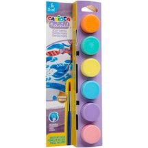 Carioca Pastel Tempera Suluboya Süper Yıkanabilir Fırçalı 25 ML 6 Renk