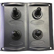 Switch Panel 4Lü Izoleli 95X105Mm