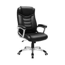 Ergonomik Ofis Koltuğu Yüksekliği Ayarlanabilir Döner Sandalye Sağlam, Dayanıklı, Siyah Obg21b 52x53x122 Cm Diğer
