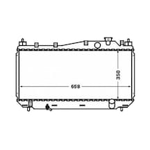 ORIS BHN035016 Radyatör Brazing Civic 01 350X660X16