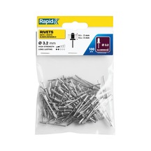 Rapid Percin 3.2x8 Mm Aluminyum100 Adet