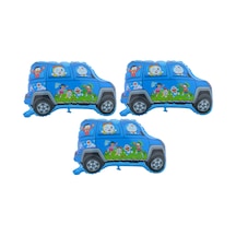 Doraemon Araba 3 Adet Büyük Boy 41cmx60cm Folyo Balon (Helyum) No