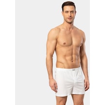 Türen Erkek Penye Boxer 130/Beyaz 001