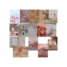 A5 Soft Lifestyle Poster Duvar Kağıdı Seti Estetik Duvar Kolajı Oda Süsleme Afiş Seti