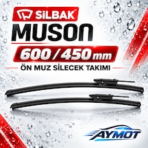 Silbak Muson 600/450 Mm Ön Muz Silecek Takımı Renault Megane 2 Megane 4 Talisman Symbol