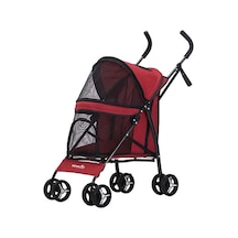 Royalist Dtc-801 Katlanabilir Kedi Köpek Arabası Kırmızı 65x40x94 Cm 294-57006.02