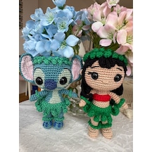 Amigurumi Lılo Ve Stıtch Hediye Seti 15 Cm