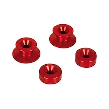 Lampa Motosiklet Sehpası Yükseltme 6-8Mm Kırmızı Aluminyum Bobin