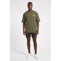 Blow Up Future Gen Distance Oversize Erkek T-shirt 141290 Haki