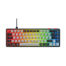 Rampage Yoru Mini Type-c Bağlantı Rgb Mekanik Gaming Oyuncu Klavyesi Red Switch Q Tr Hot Swap Diğer