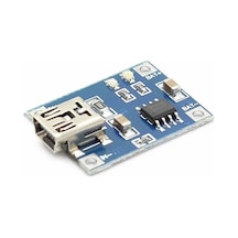 Lityum Pil 18650 Şarj Devresi TP4056 1A Li-Ion Mini Usb Soket Yen