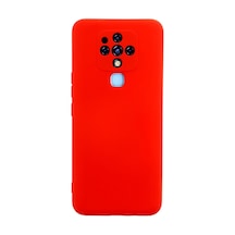Tecno Camon 16 Kılıf Nano İçi Kadife Silikon - Kırmızı 0.2M-Çok Renkli