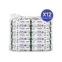 Biolly Gentle Care Hassas Islak Mendil 120 Yaprak 12'li Paket 12'li Set