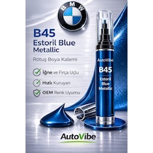 Bmw Rötuş Boya Kalemi B45 Estoril Blue Metallic Estoril Mavi Metalik