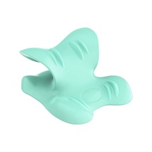 Boyun Servikal Masaj Aleti Servikal Düzeltici Akupresür C-tipi Traksiyon Desteği Masaj Yastığı Yeşil Yeşil